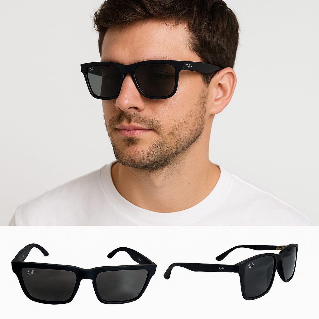 RB - Wayfarer Mate UV400⚫🔵🟠