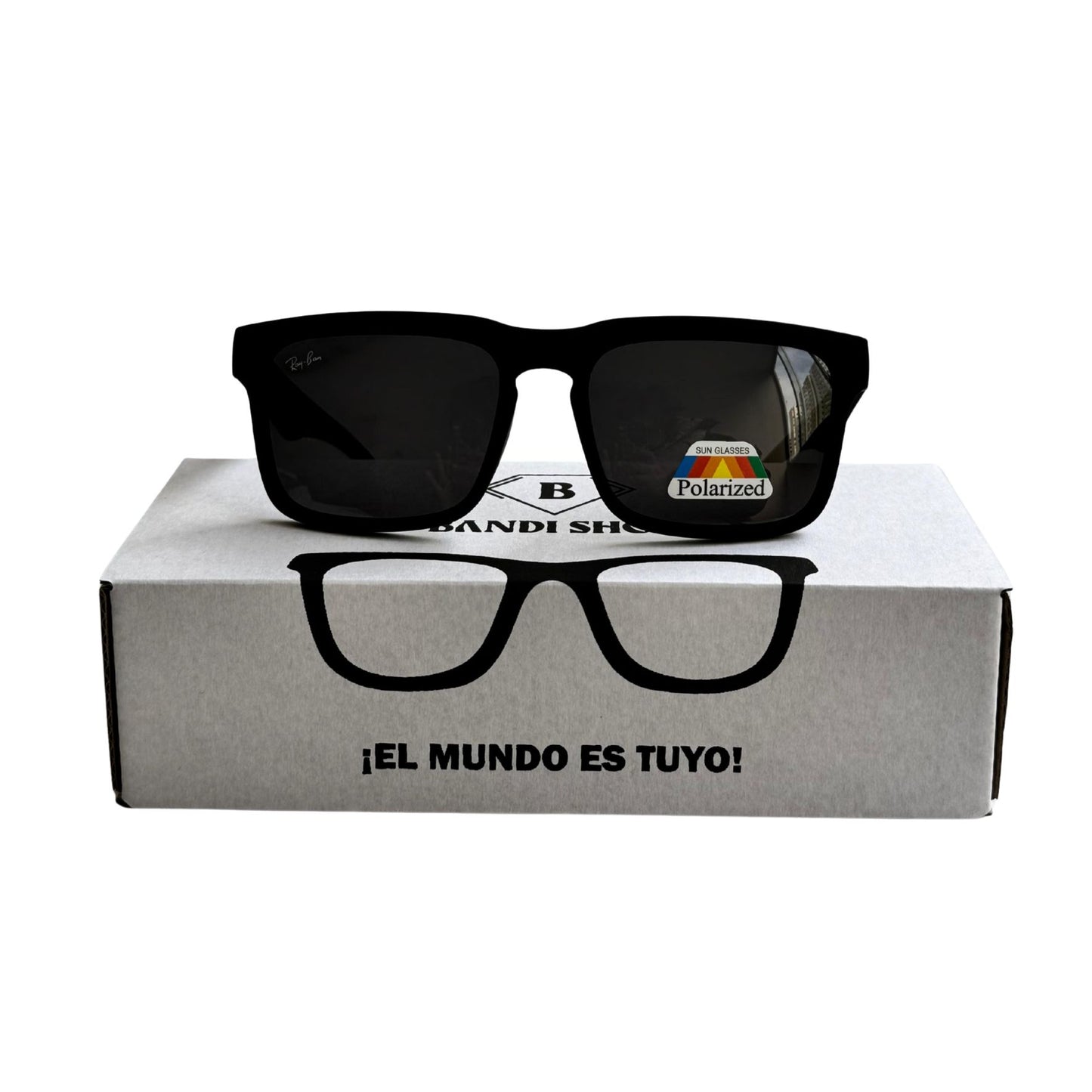 RB - Wayfarer Mate POLARIZADO ⚫🔵🟠