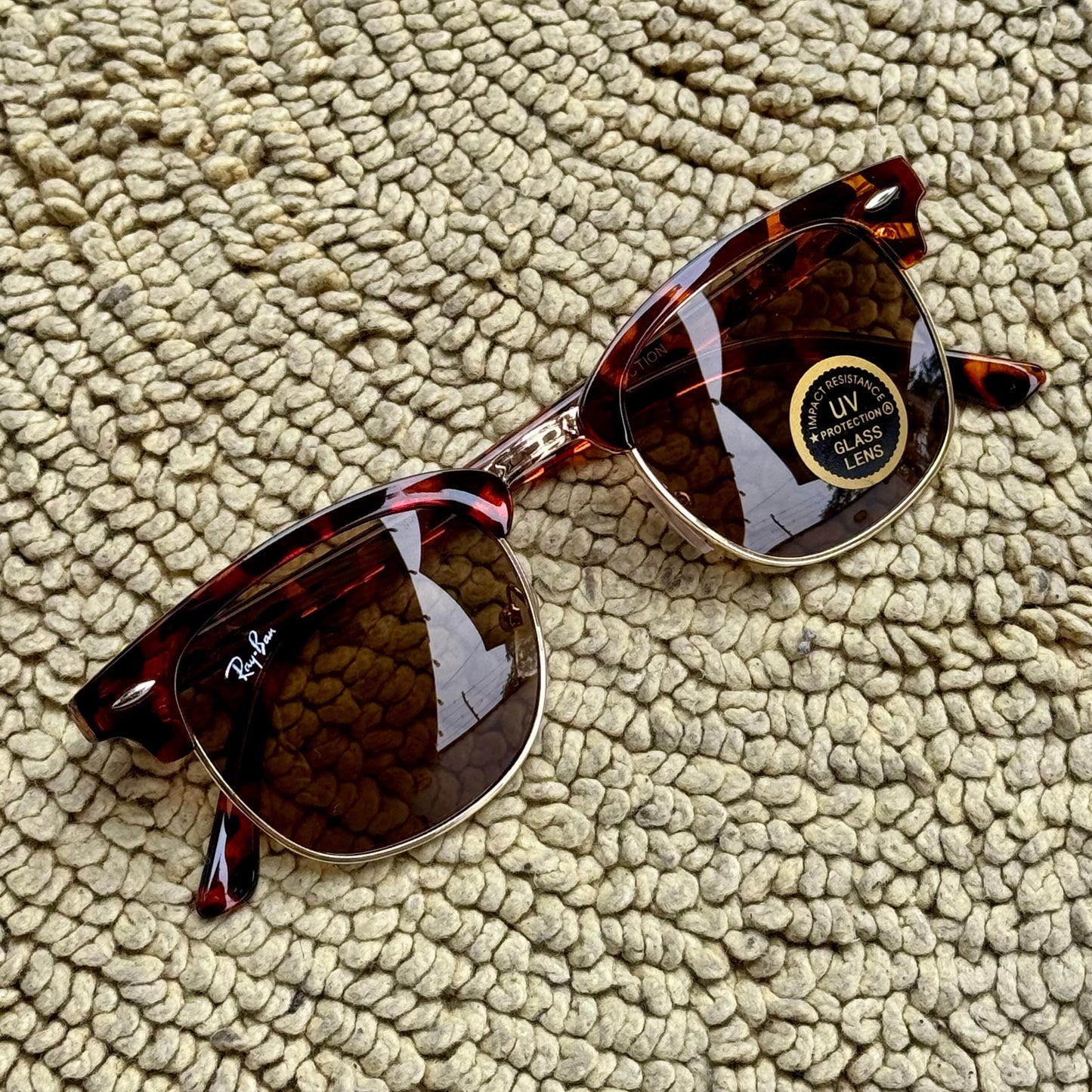 RB - Clubmaster Animal Print🟤🟡🐅