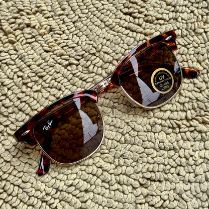 RB - Clubmaster Animal Print🟤🟡🐅